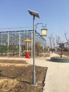 【新型節能殺蟲燈】江蘇某農科院太陽能殺蟲燈工程